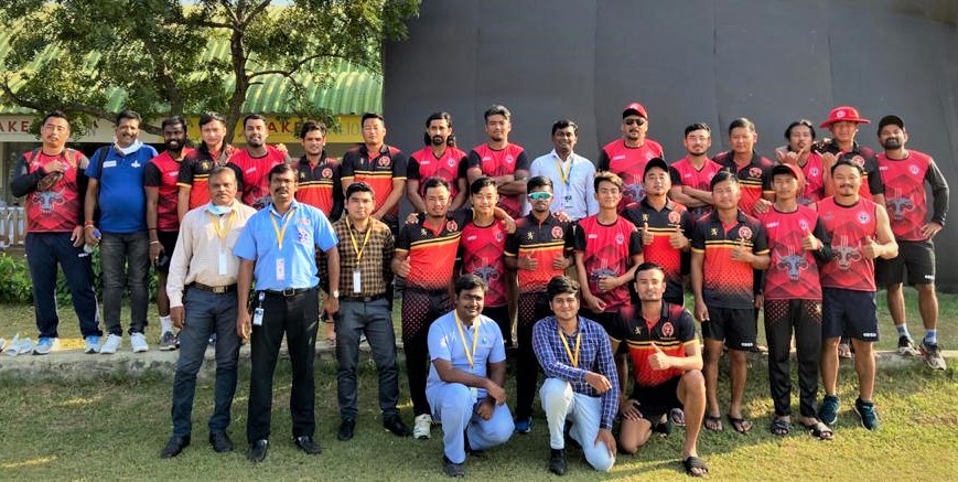 The Nagaland team which beat Arunachal Pradesh on March 1.